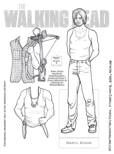 walking dead michonne coloring pages - photo #29