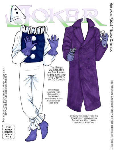 Joker paper doll