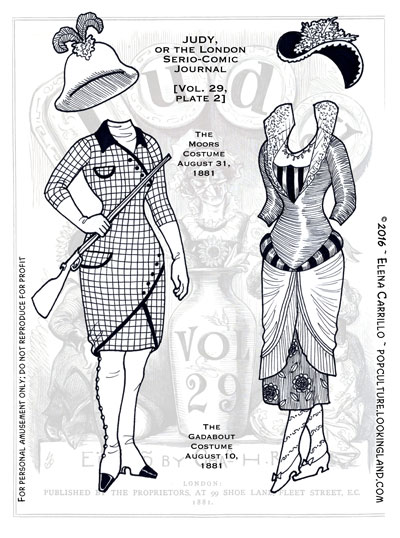 Judy 19th Century paper dolls